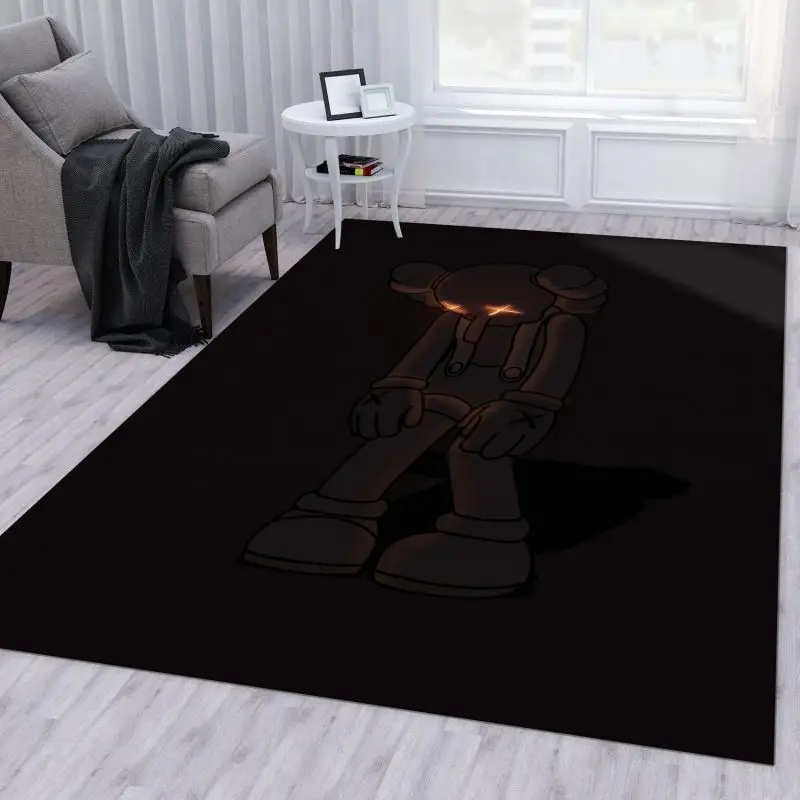 Kaws Sad lie Kwas Rug Home Decor