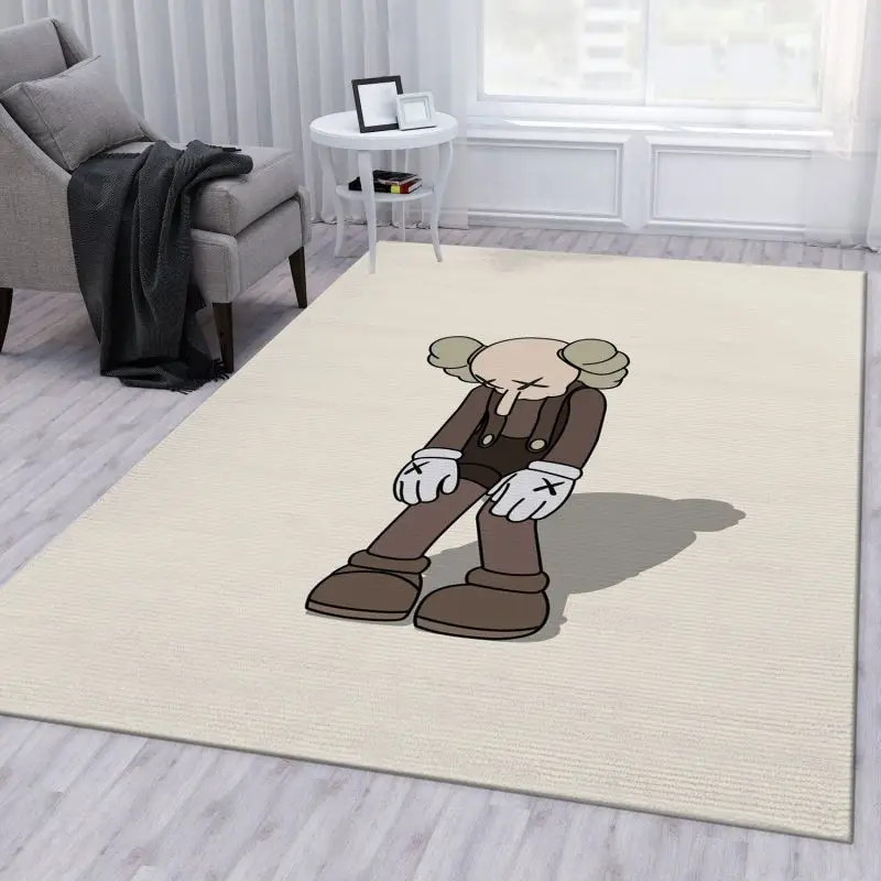 Kaws Small Lie Figure Brown Kaws Rug Home Decor