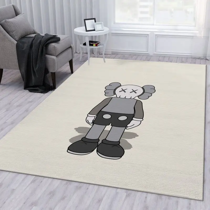 Kaws Standing Grey Fashion Brand Kaws Rug Home Decor