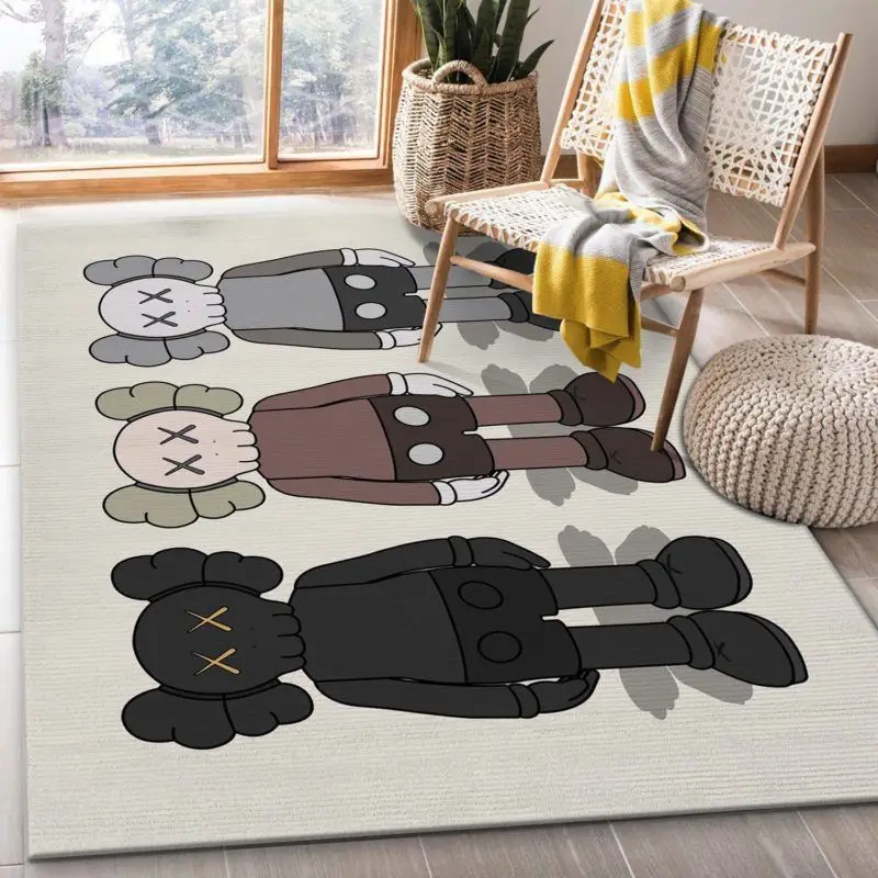 Kaws Standing Set Area Rug