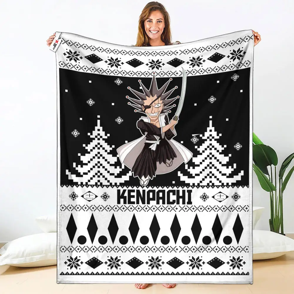 Kenpachi Zaraki Blanket Custom Bleach Anime