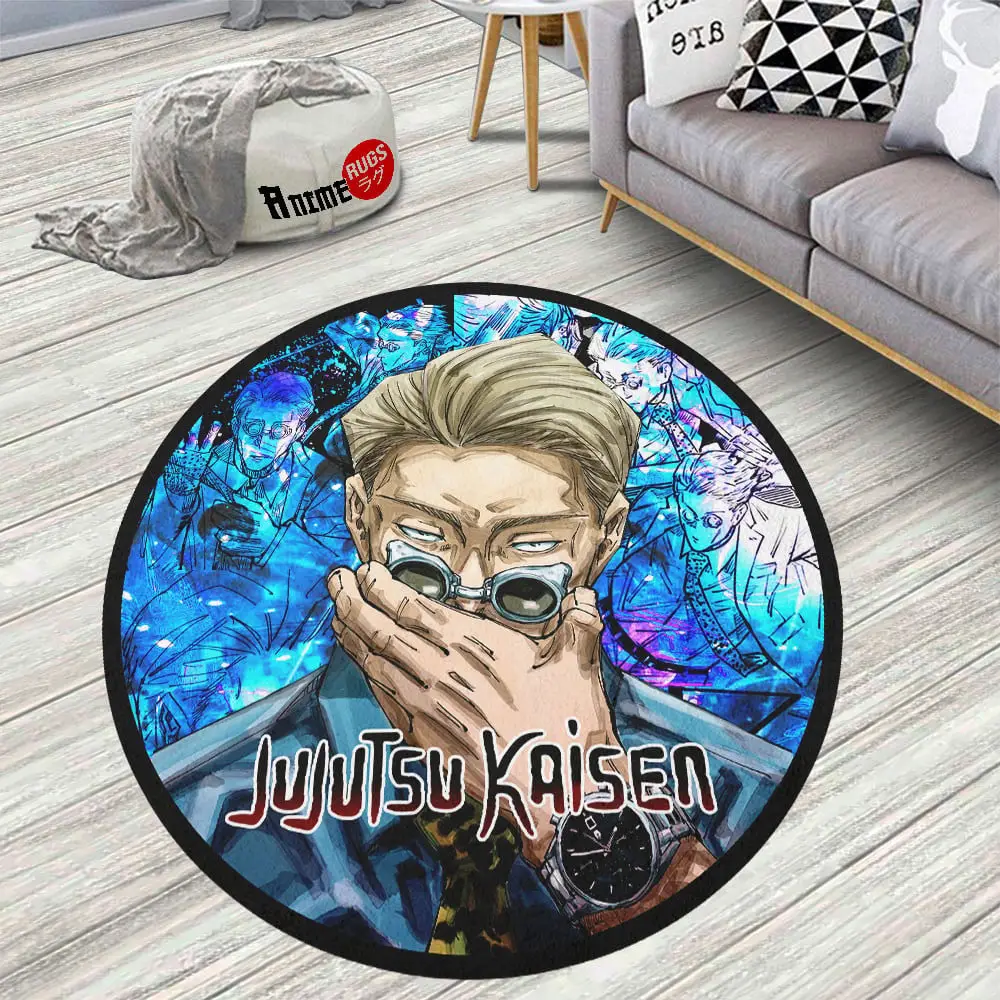 Kento Nanami Skid-Proof Round Rug