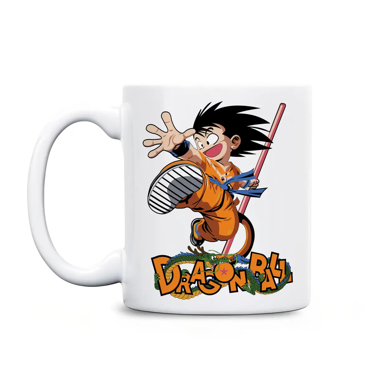 Kid Goku Flying Nimbus Dragon Ball Mug