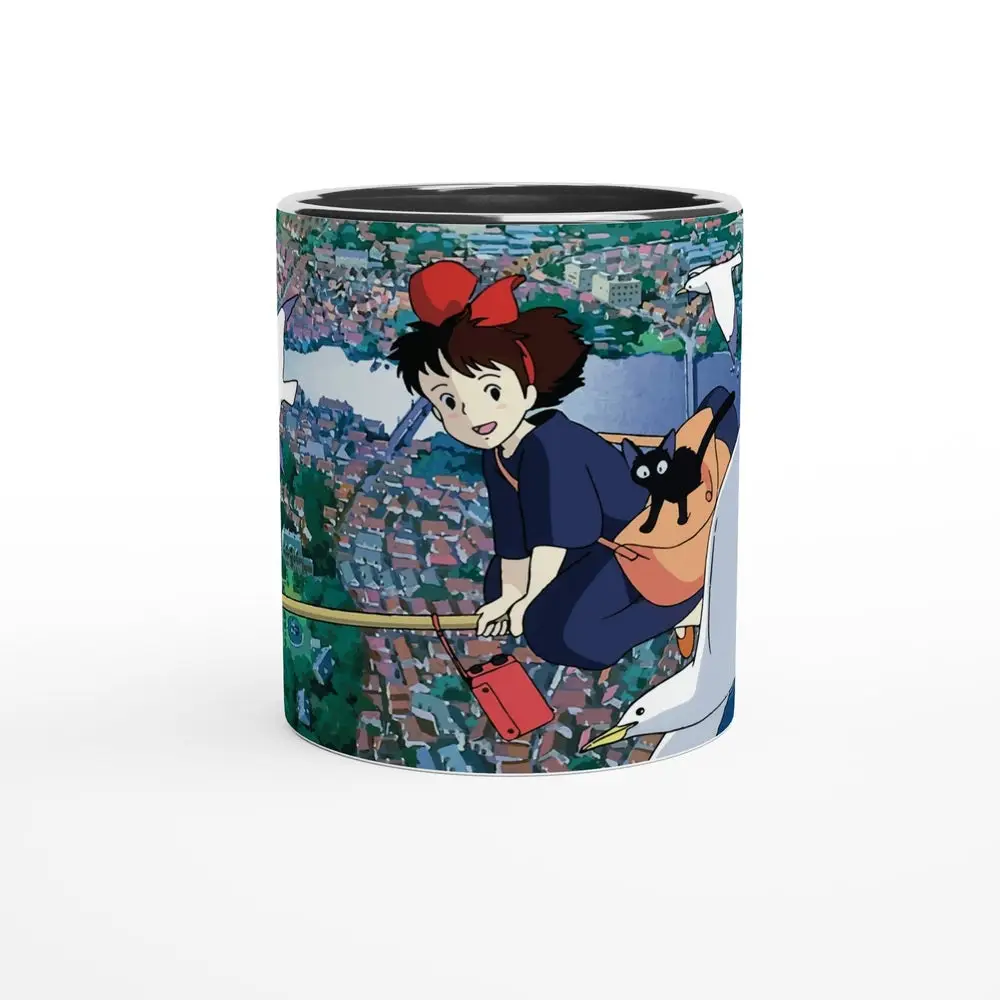Kiki's Delivery Service Mug, Koriko City - Studio Ghibli Inspired