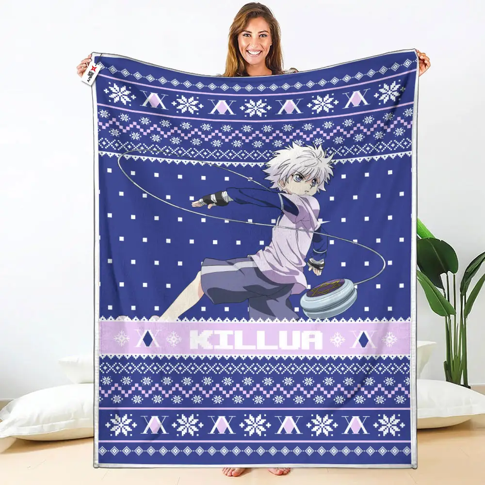 Killua Zoldyck Blanket Custom Hunter x Hunter Anime