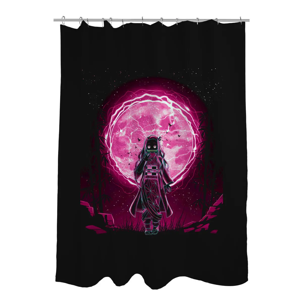 Kimetsu No Yaiba Nezuko Shower Curtains
