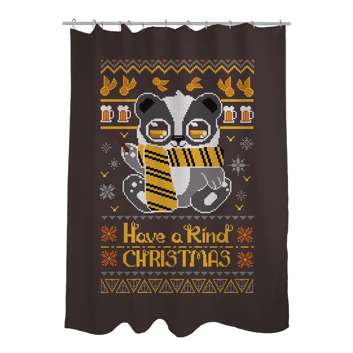 Kind Christmas Shower Curtains