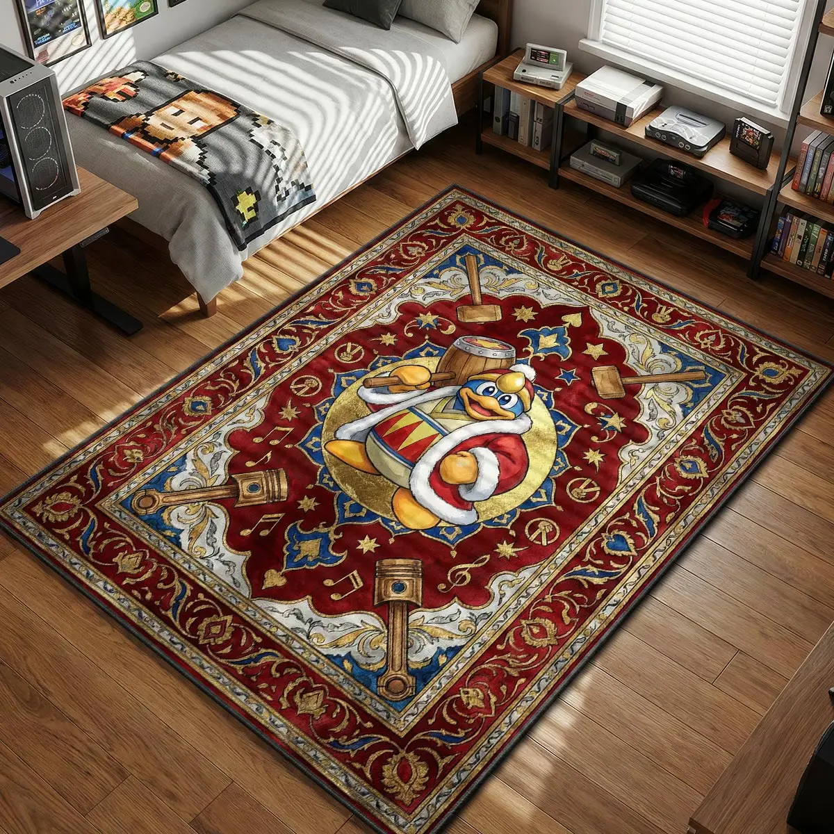 King Dedede Royal Mallet Rug - Kirby Chair Mat