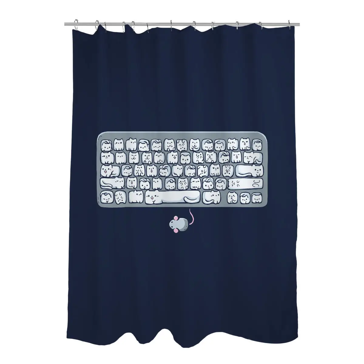 Kittens Board Shower Curtains