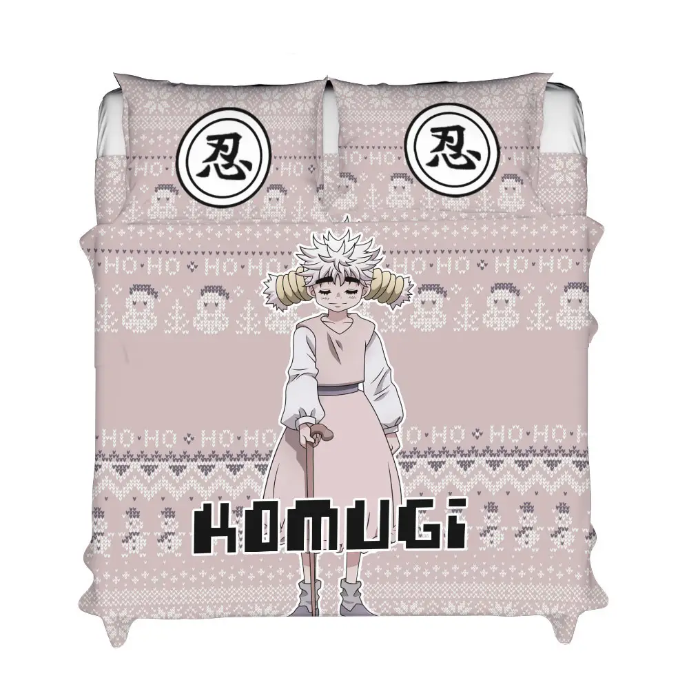 Komugi Xmas Polyester Duvet Cover Set
