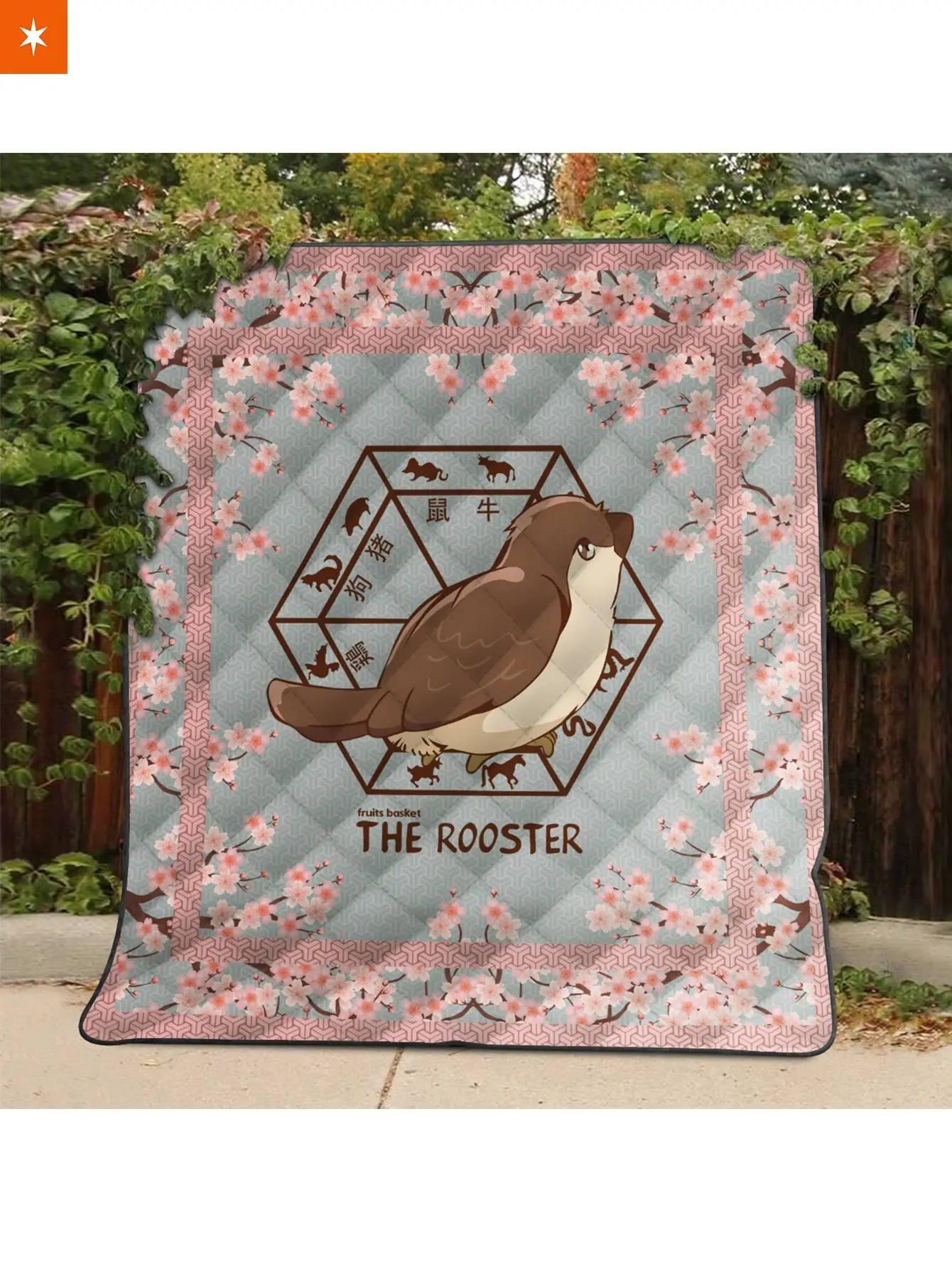 Kureno The Rooster Quilt Blanket