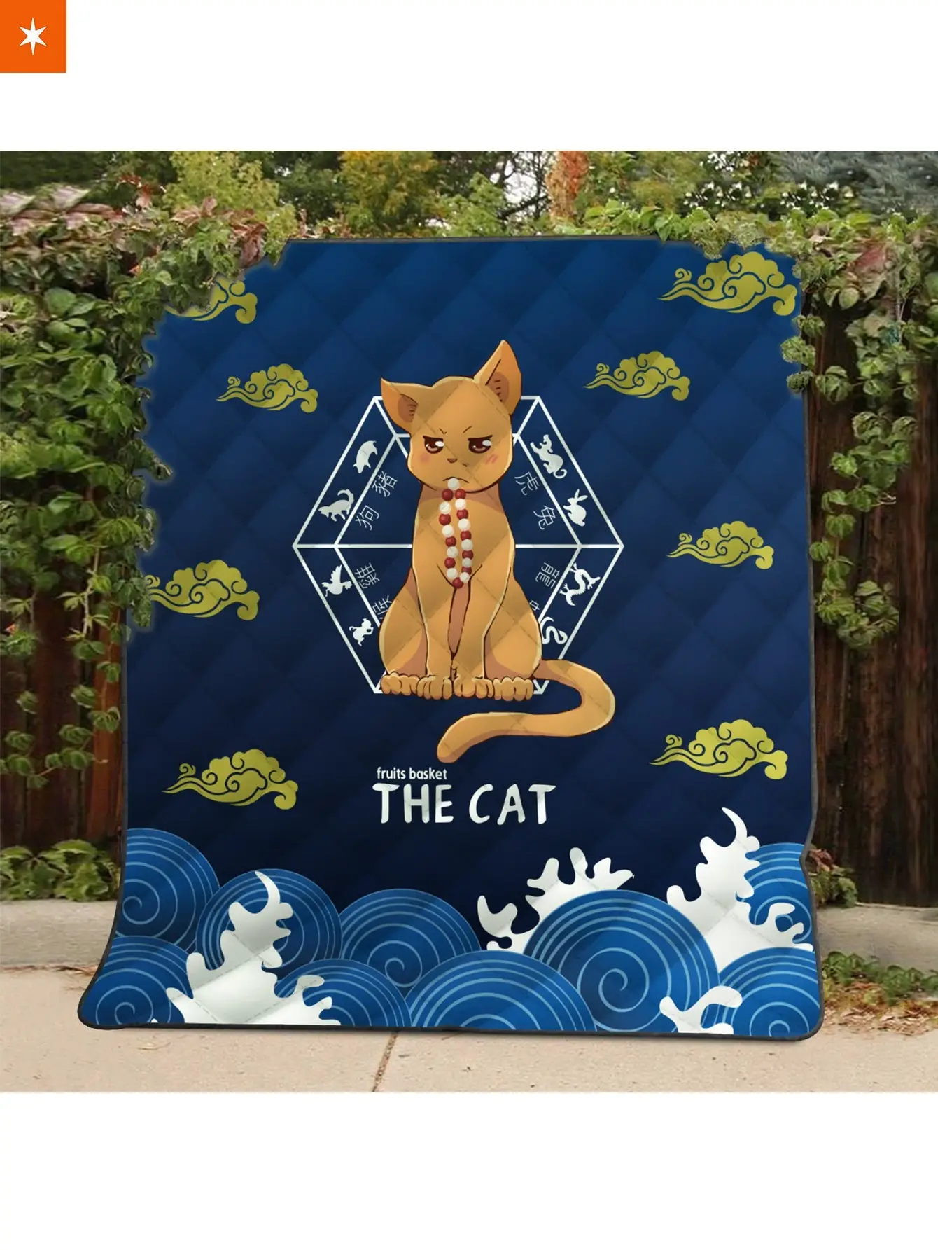 Kyo the Cat Quilt Blanket