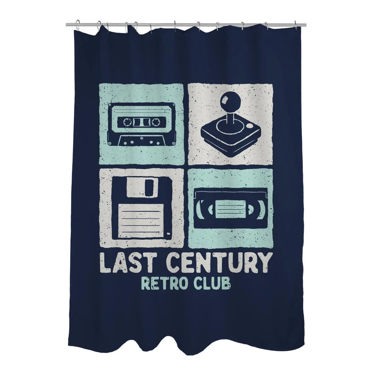 Last Century Retro Club Shower Curtains
