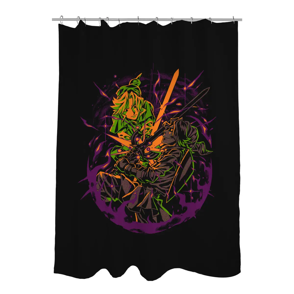 Last Spark Of Light Shower Curtains