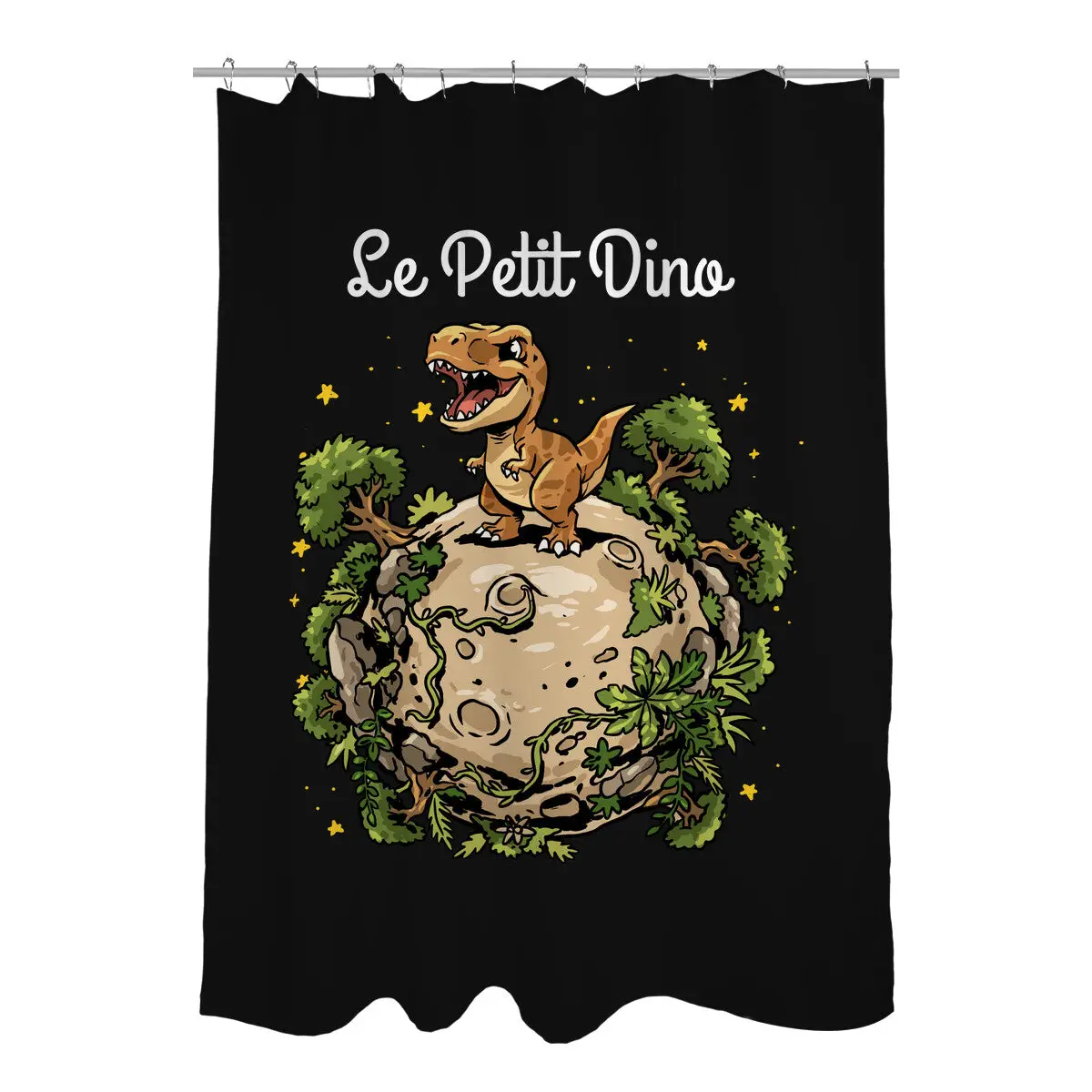 Le Petit Dino Shower Curtains