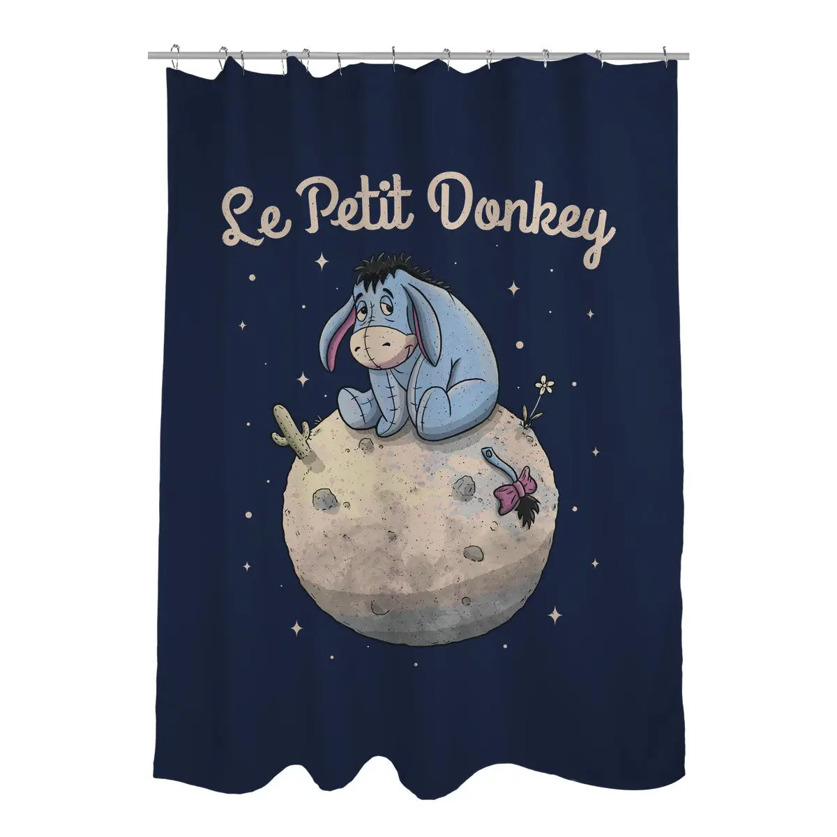 Le Petit Donkey Shower Curtains