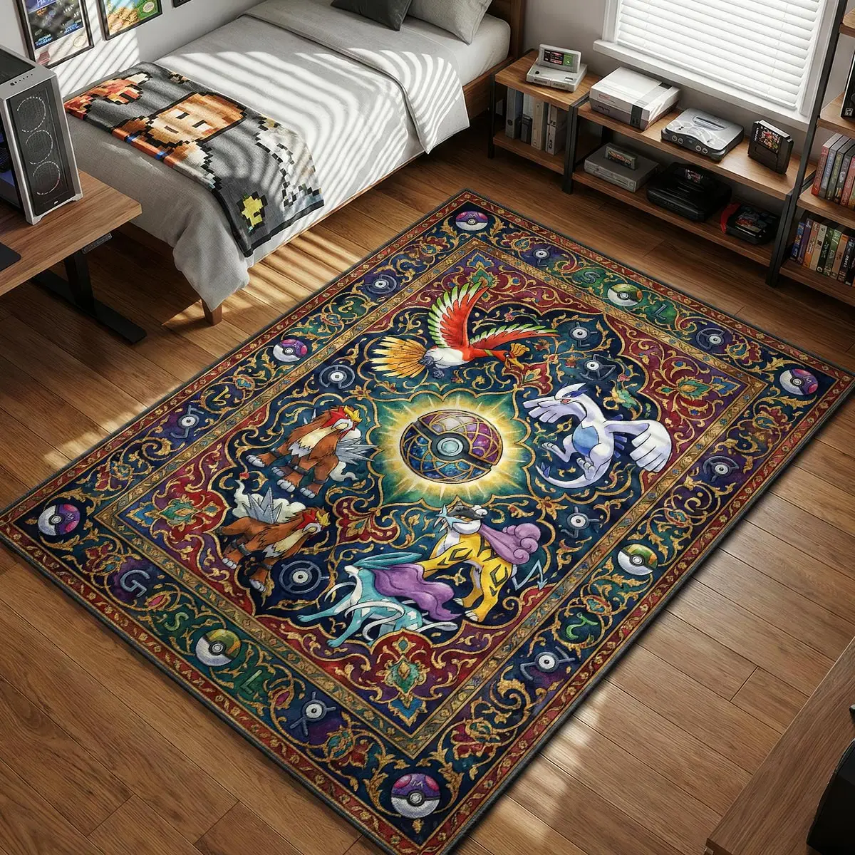 Legendary Beasts Rug - Pokémon Chair Mat