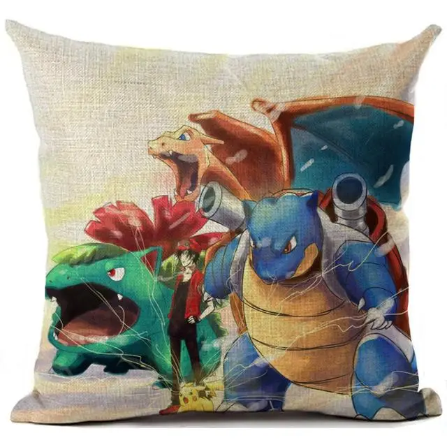 Legendary Team Pokemon Pillow