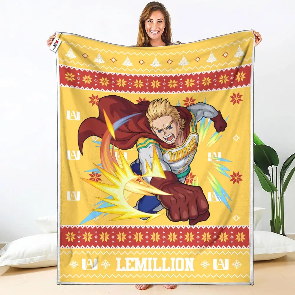 Lemillion Blanket Ugly Christmas My Hero Academia Anime