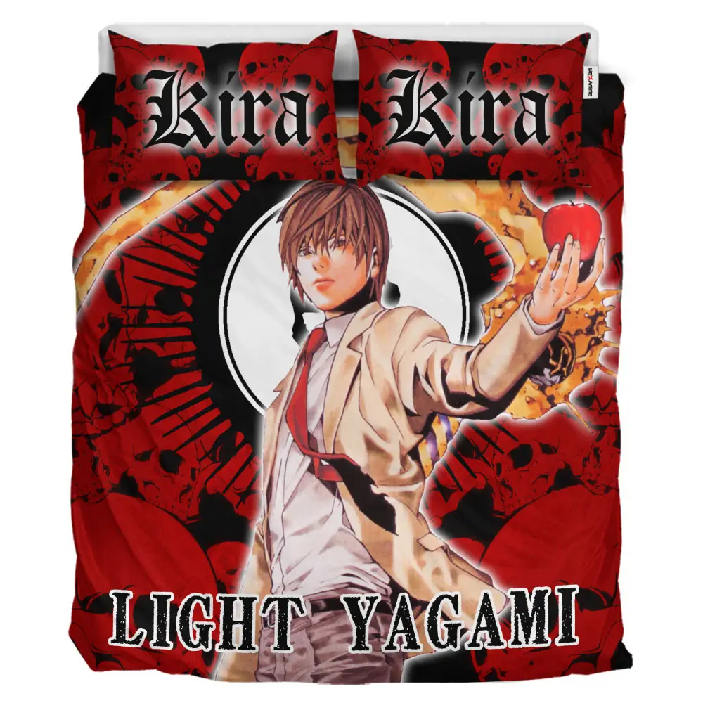 Light Yagami Custom Anime Bedding Set