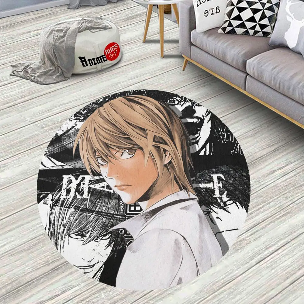 Light Yagami Round Rug Custom Circle Carpet