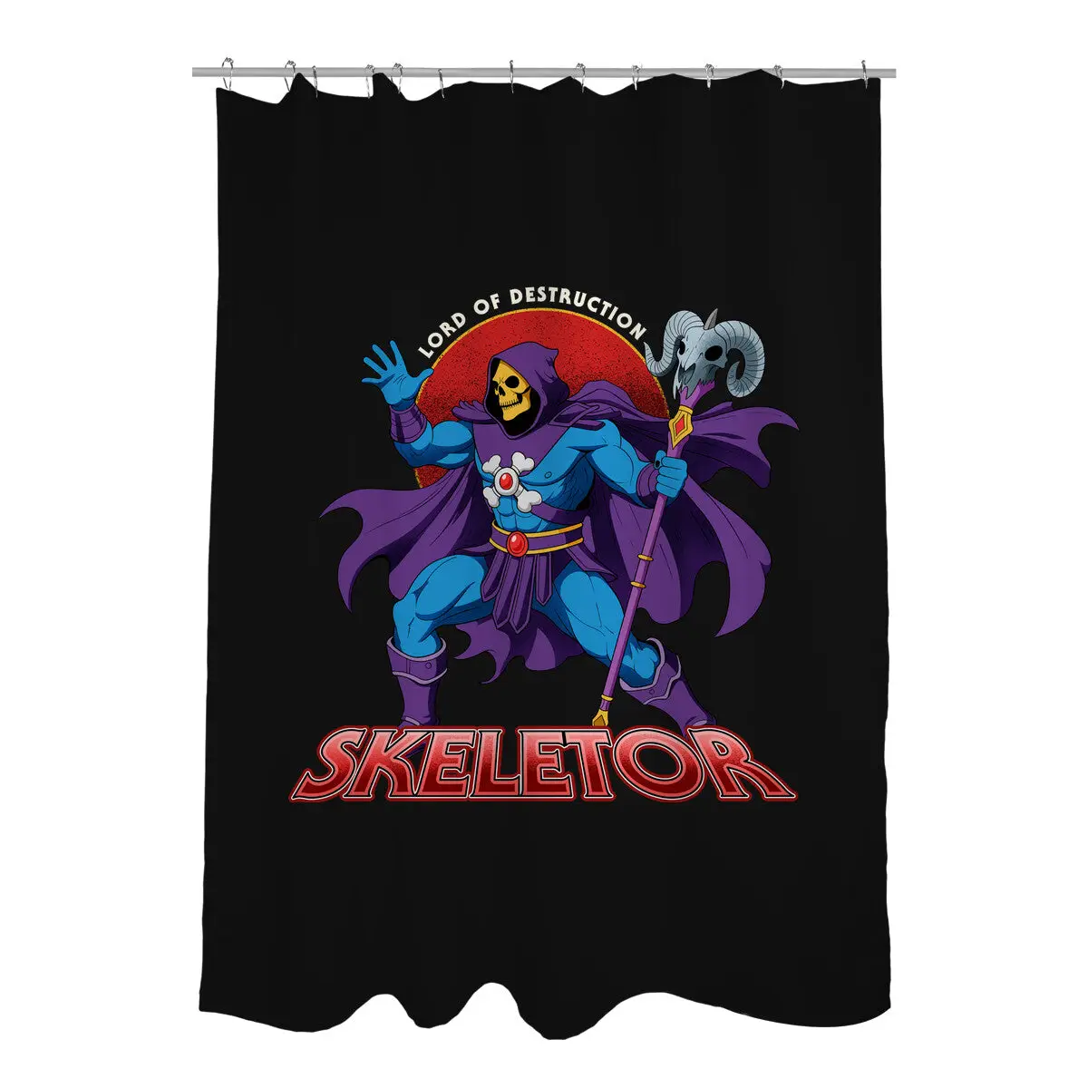 Lord Of Destruction Shower Curtains