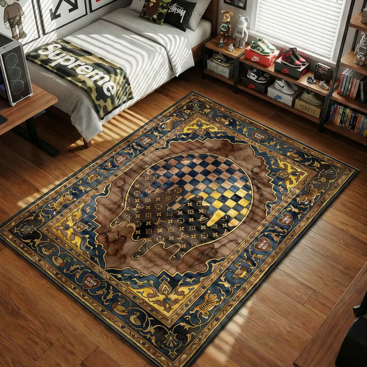 Louis Vuitton Drip Rug - Hype Floor Mat