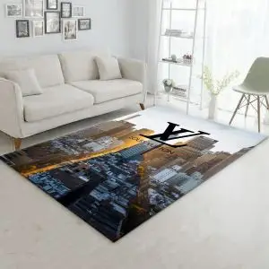 Louis Vuitton Flowers Area Rug Carpet