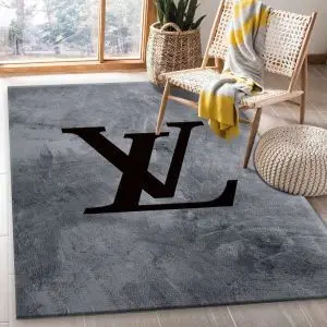 Louis Vuitton Logo Area Rug Carpet