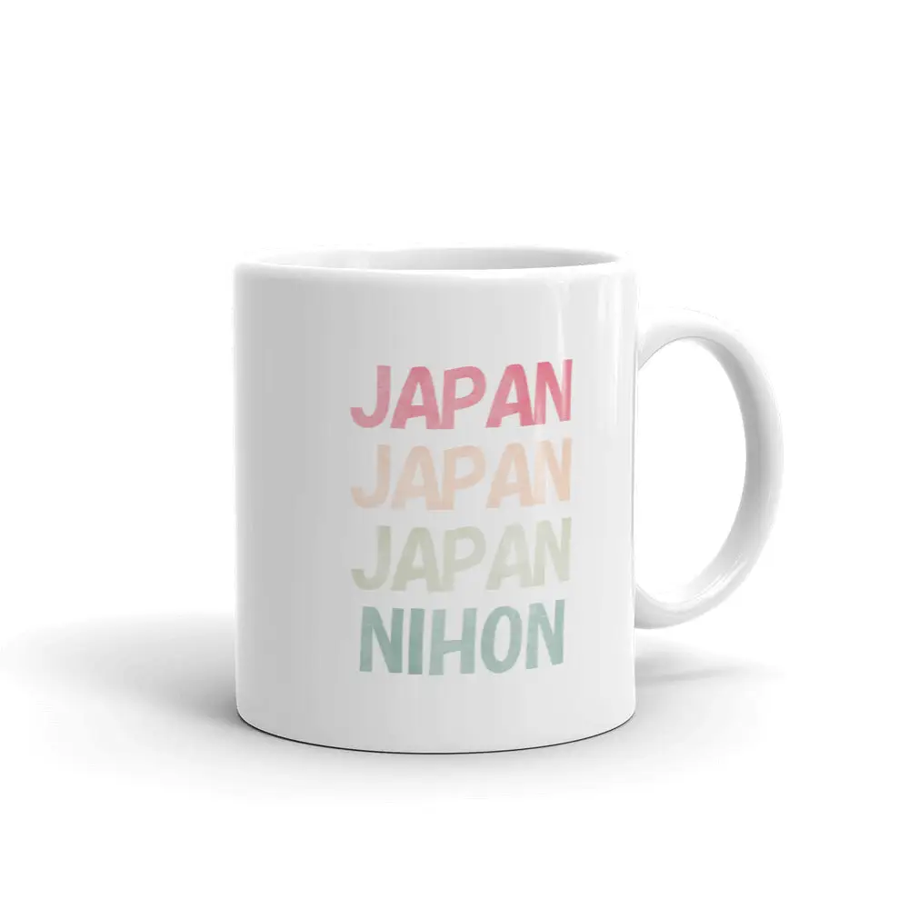 Love Japan and Nihon Japanese Mug