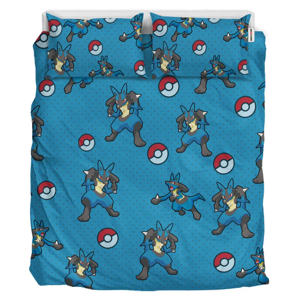 Lucario Custom Anime Bedding Set