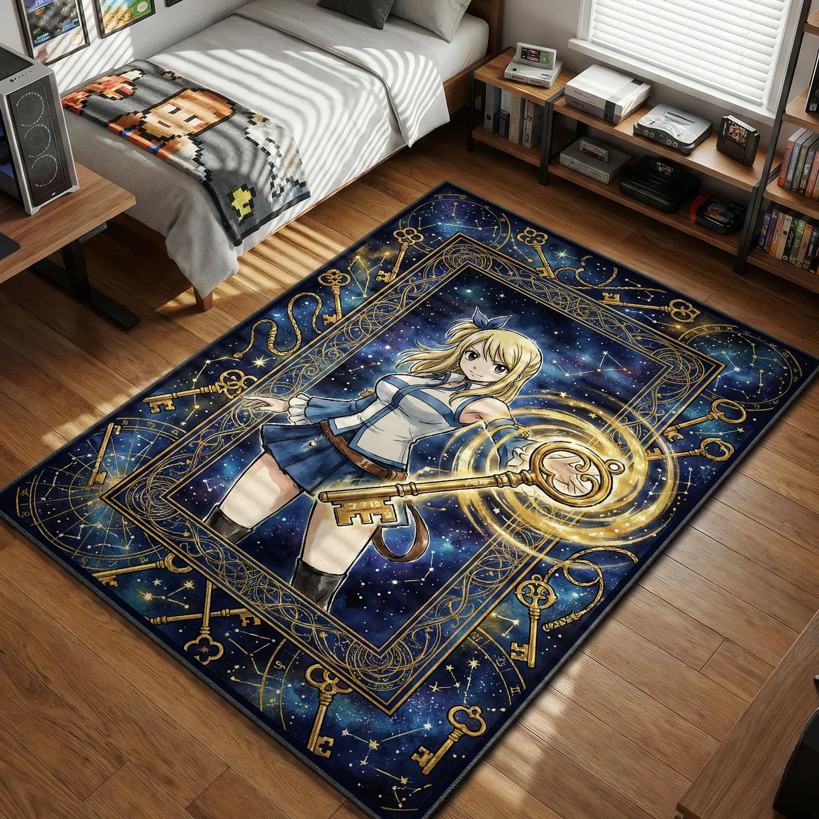 Lucy Heartfilia Celestial Magic Rug - Fairy Tail Chair Mat