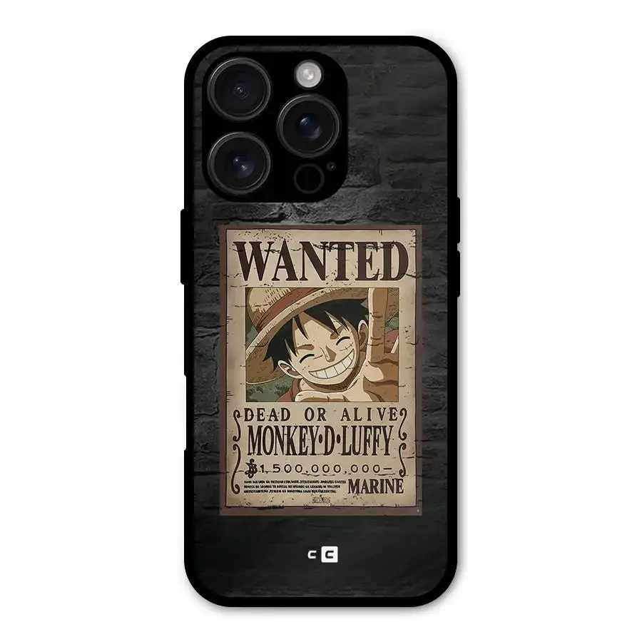 Luffy Wanted Shockproof Hybrid Protection Back Case Cover