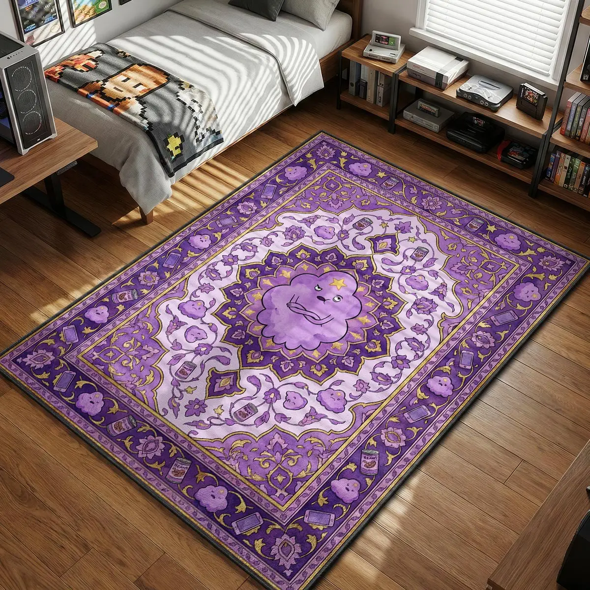Lumpy Space Princess Sassy Rug - Adventure Time Room Mat