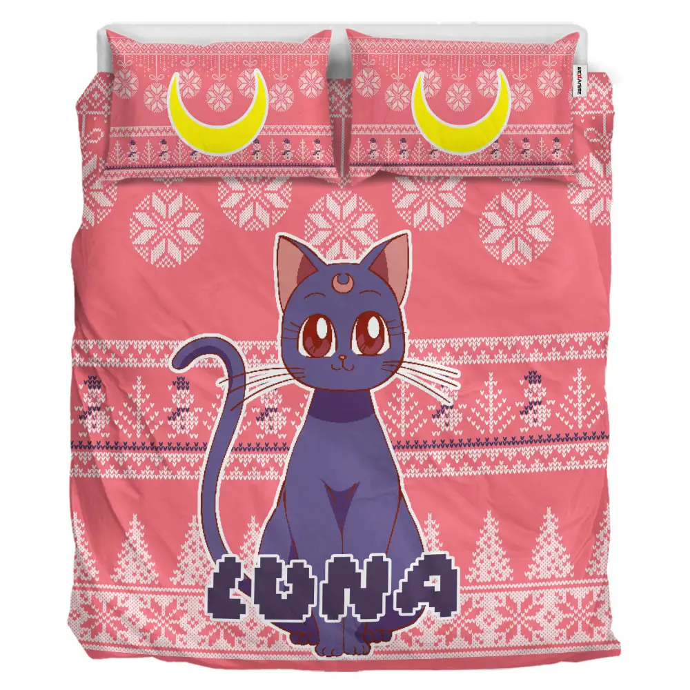 Luna Xmas Polyester Duvet Cover Set