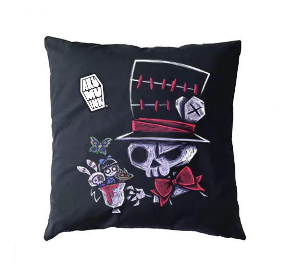 Mad Hatter's Nightmare Pillow Cushion