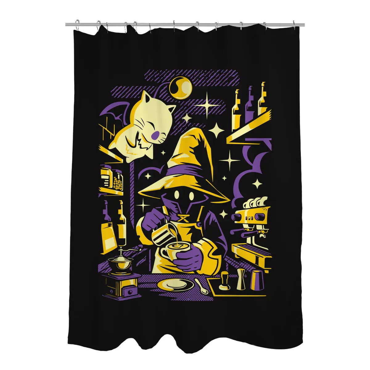 Mage Latte Shower Curtains