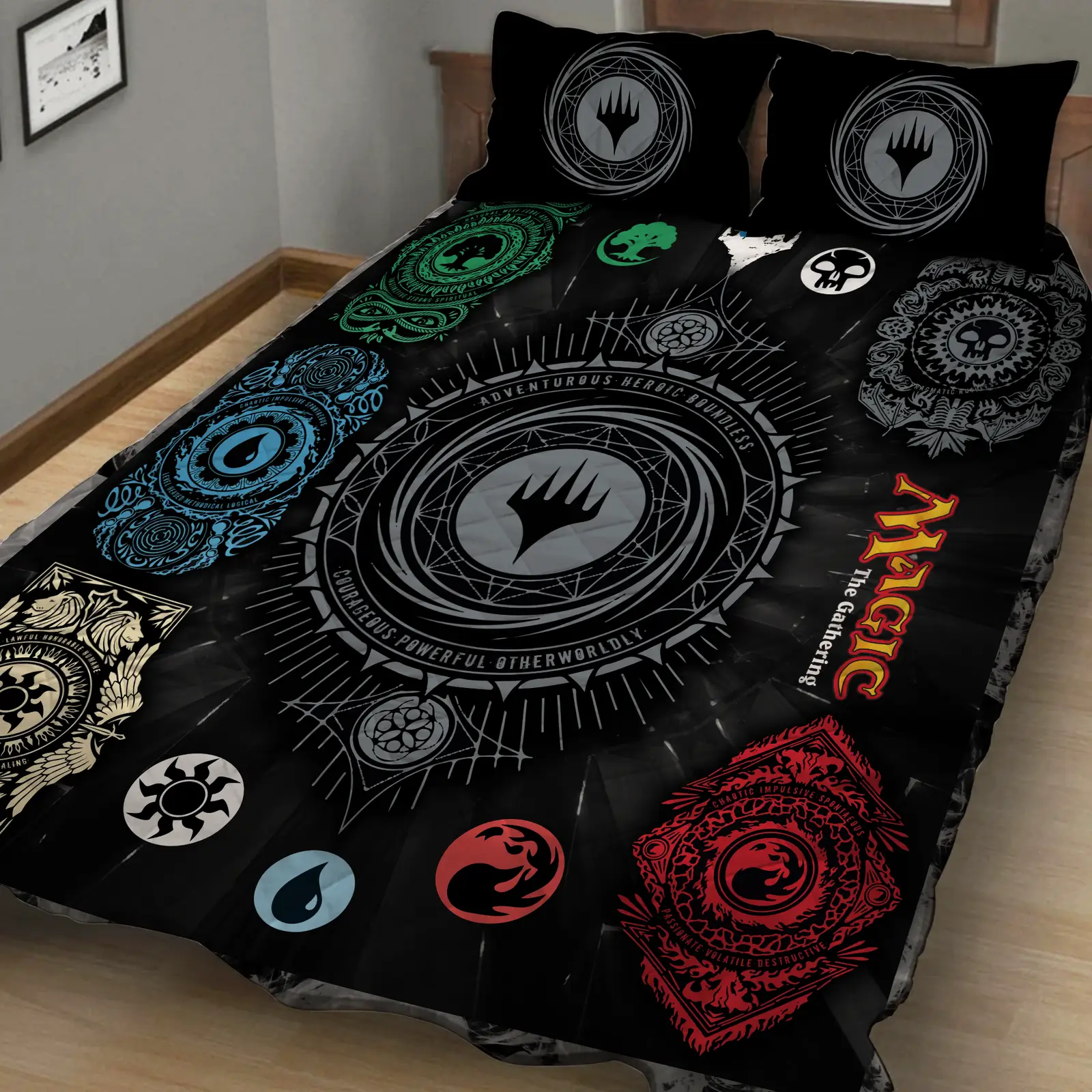 Magic: The Gathering Ornaments 3D Quilt Bed Set