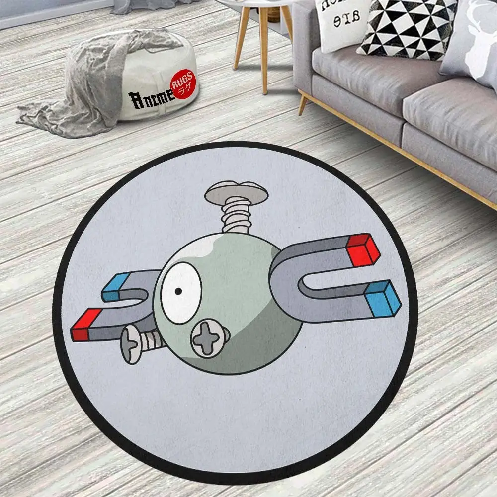 Magnemite Round Rug Custom