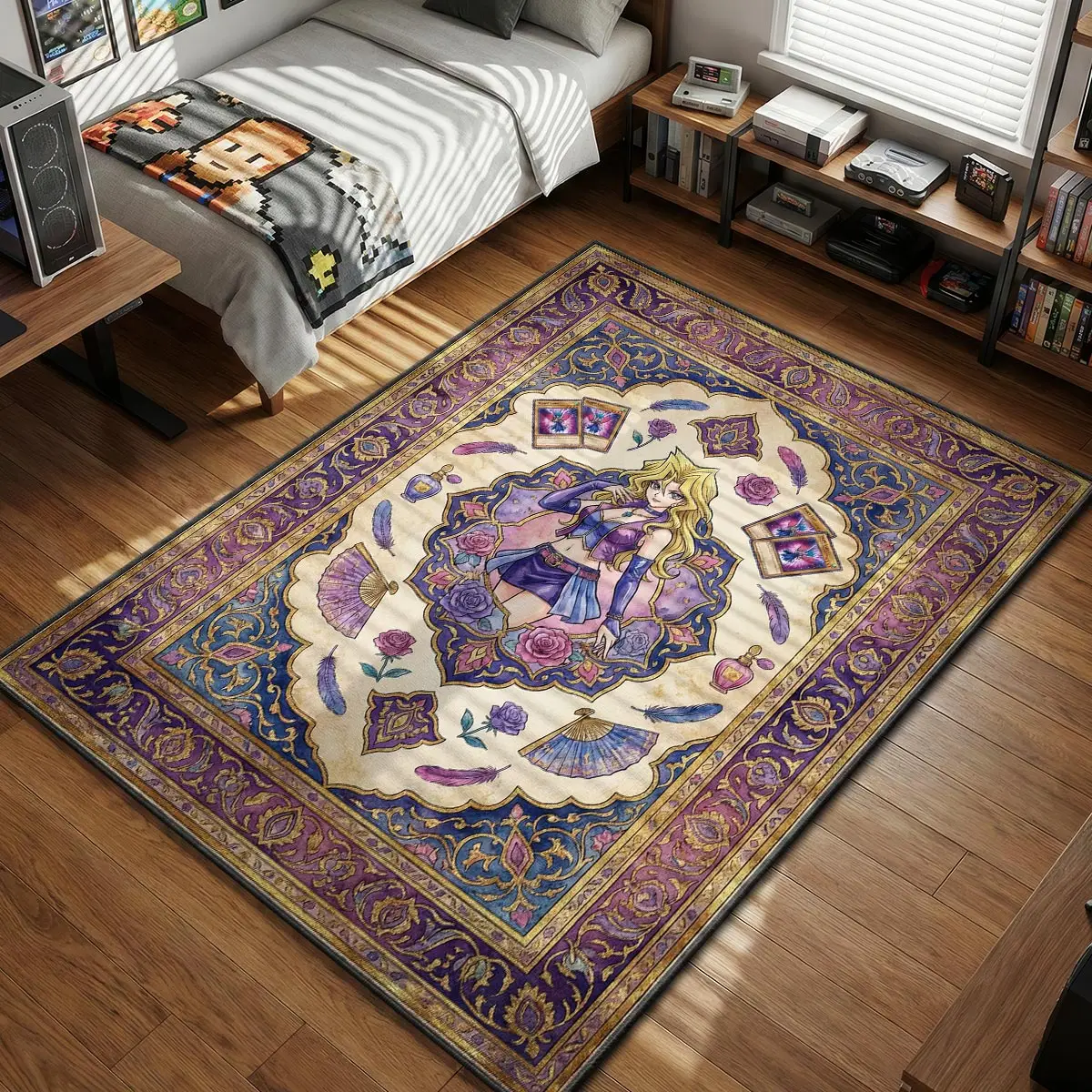 Mai Valentine Harpie Elegance Rug - Yu-Gi-Oh! Chair Mat