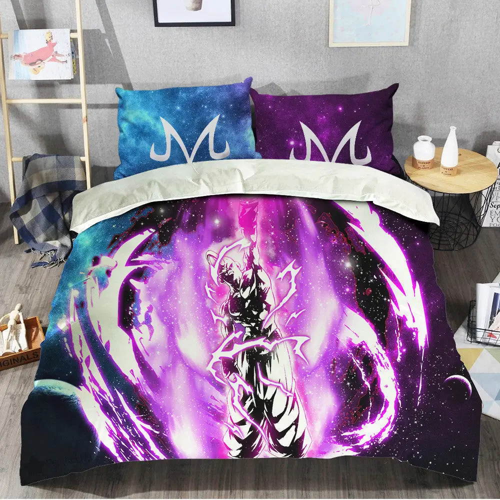 Majin Buu Bedding Set Custom Galaxy Anime Room Decor