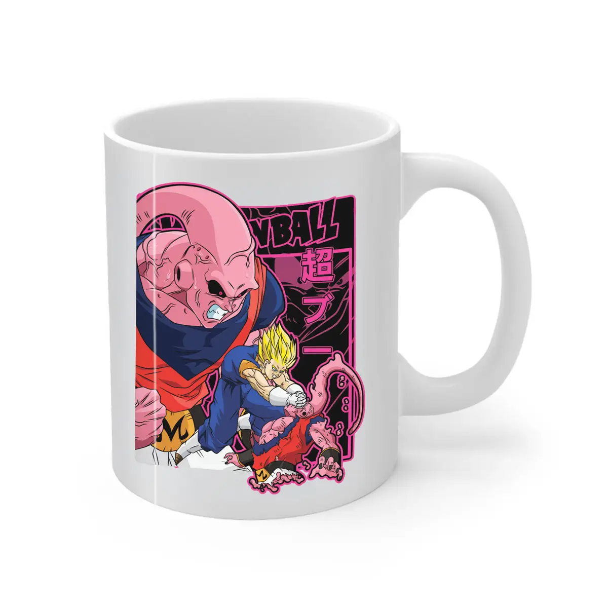 Majin Buu vs Vegeta Dragon Ball Anime Mug