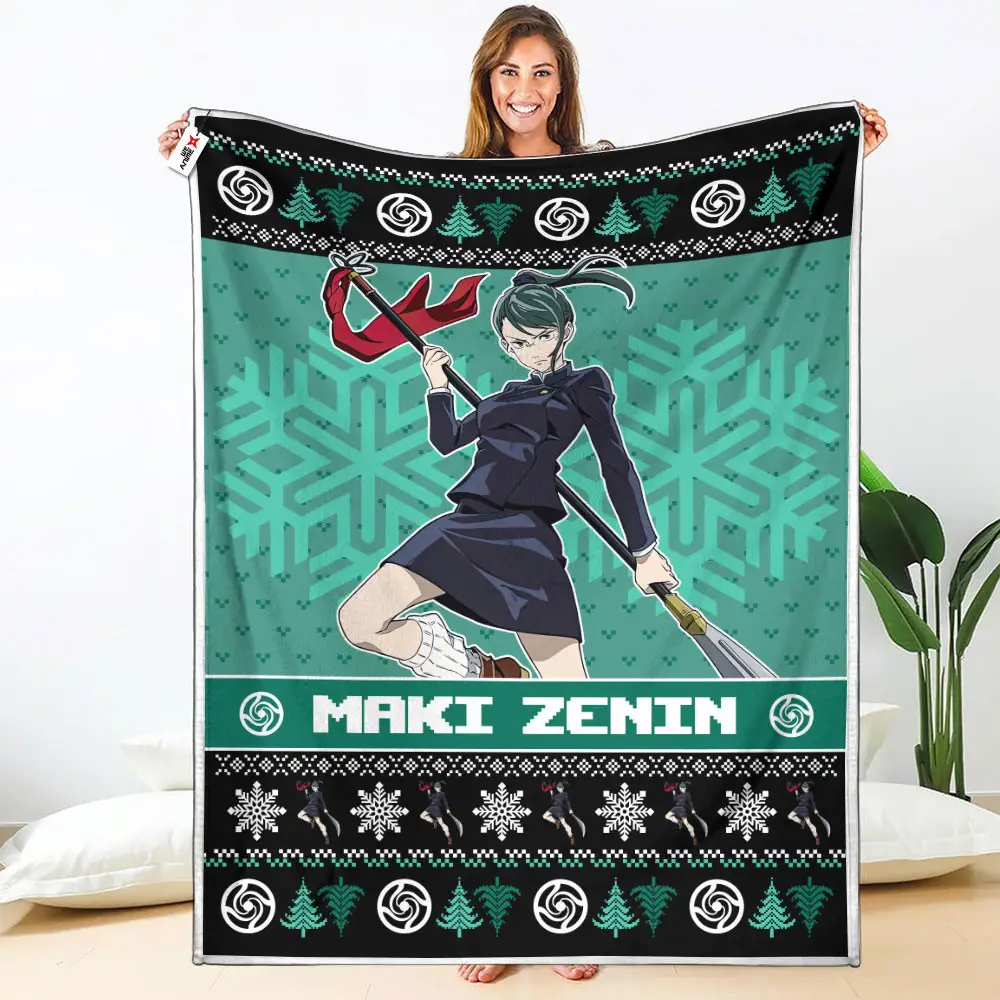 Maki Zenin Blanket Custom Anime