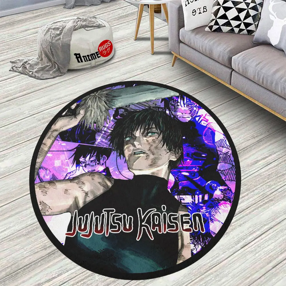 Maki Zenin Skid-Proof Round Rug