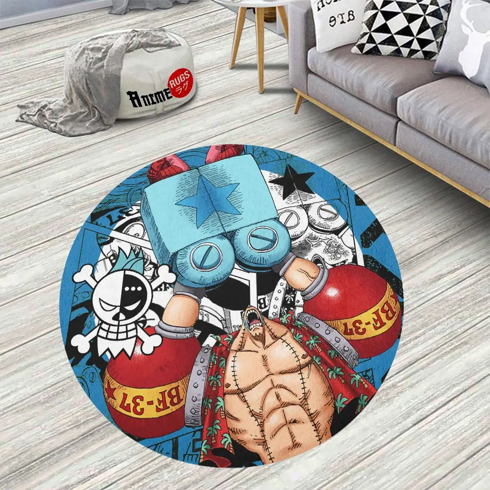 Manga Franky Round Rug Custom Circle Carpet