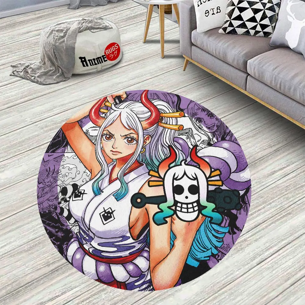 Manga Yamato Round Rug Custom Circle Carpet