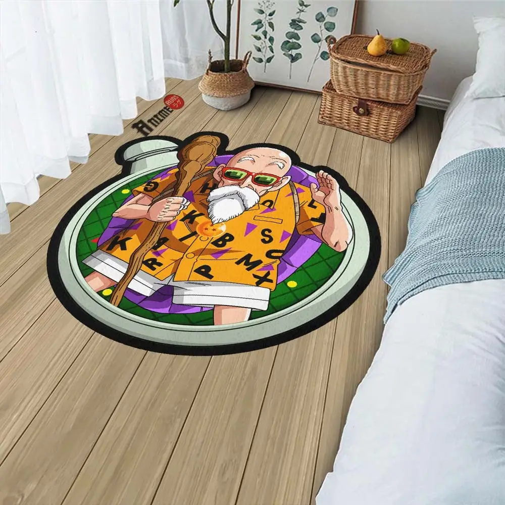 Master Roshi Shaped Rug Custom Anime Room Decor
