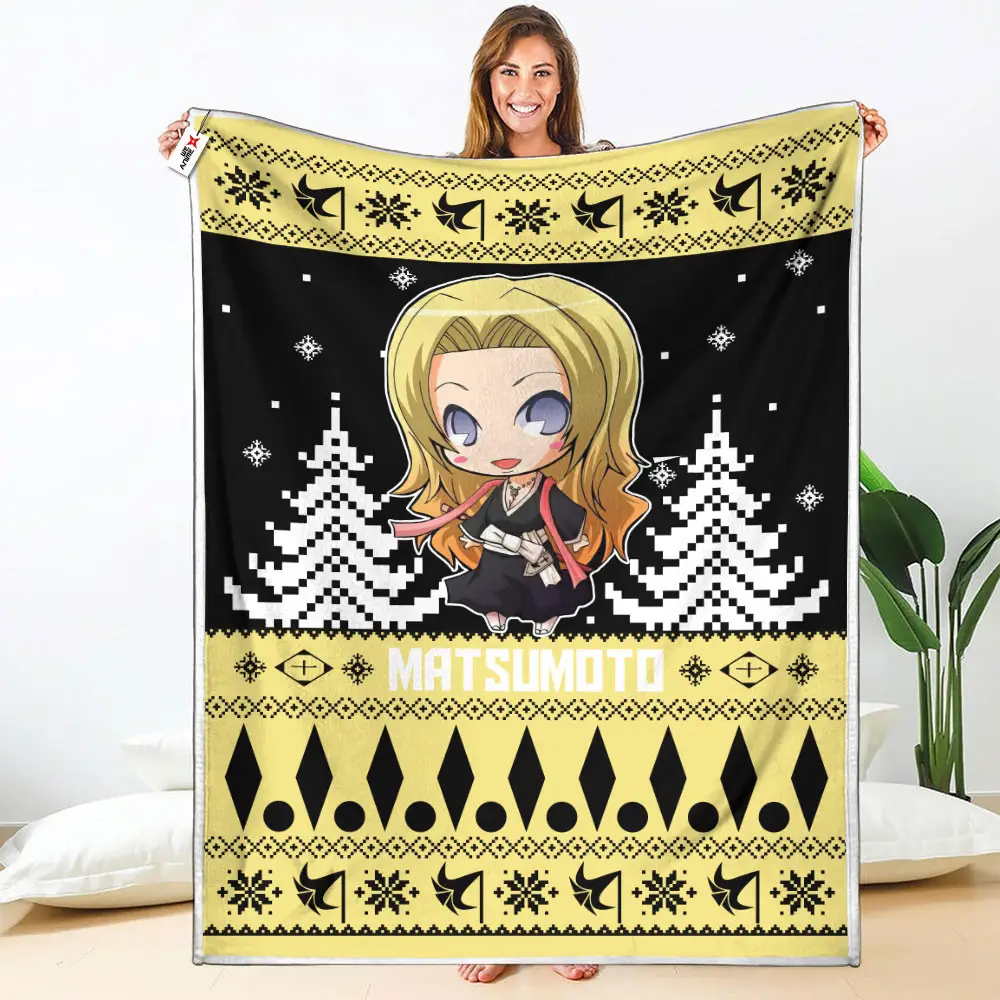 Matsumoto Rangiku Blanket Custom Bleach Anime