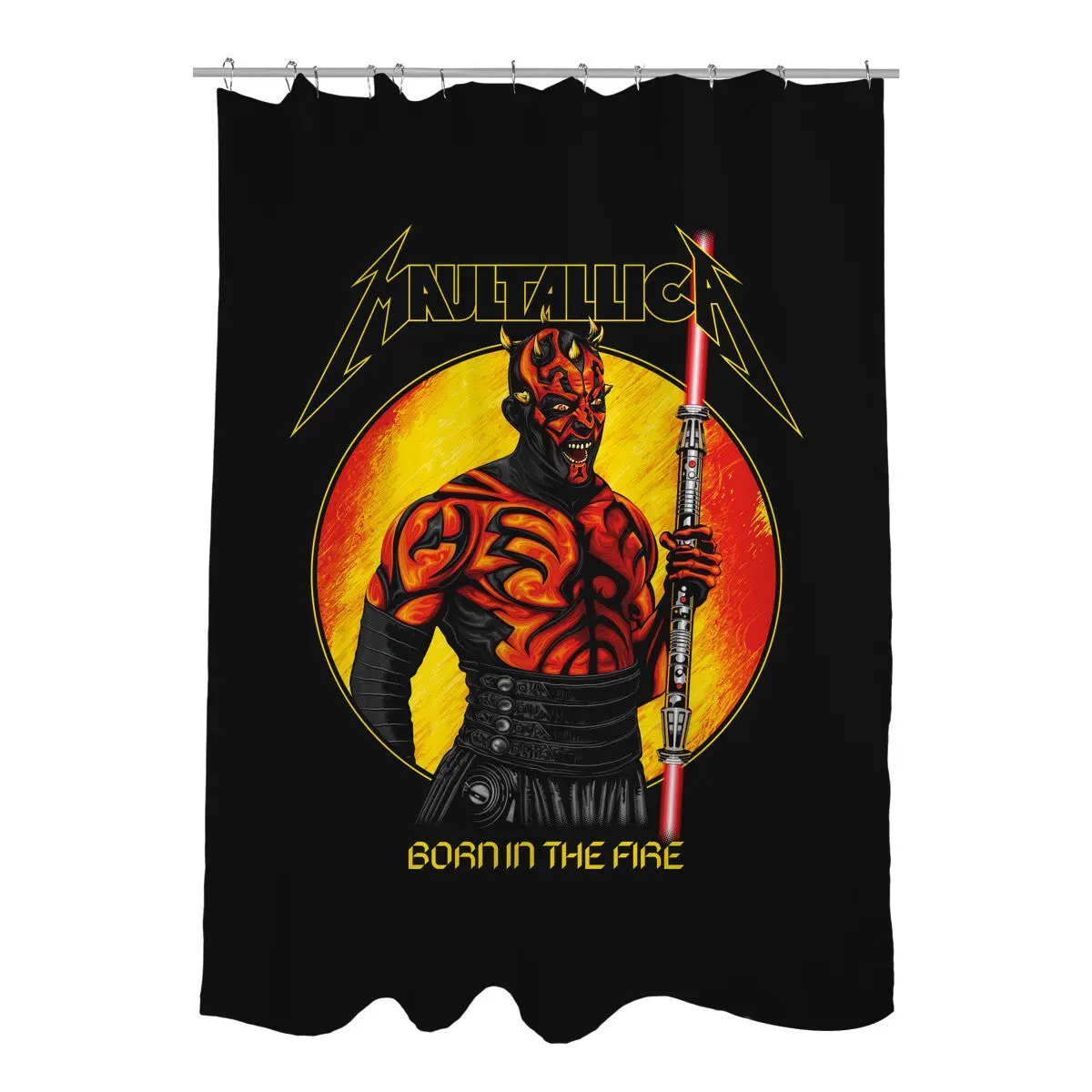Maultallica Shower Curtains