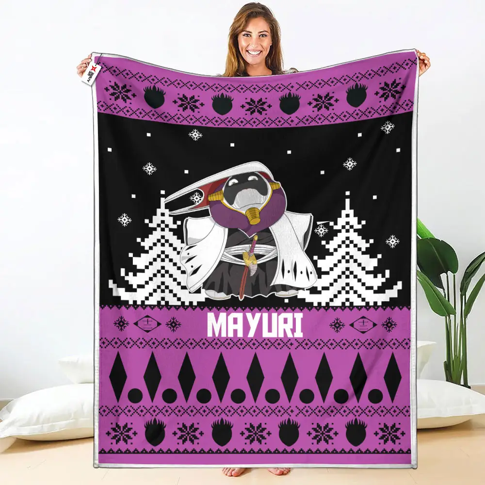 Mayuri Kurotsuchi Blanket Custom Bleach Anime